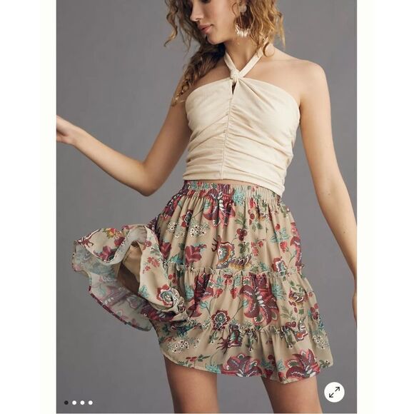 Let Me Be Chiffon Mini Skirt - Picture 4 of 4